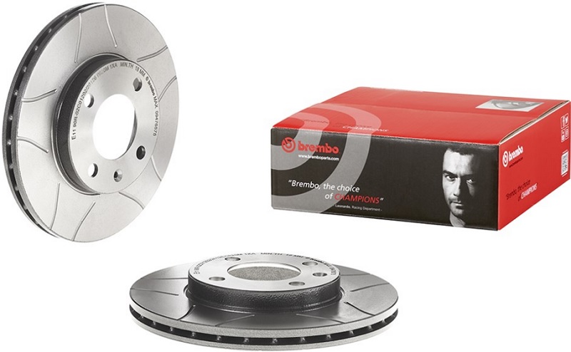 Диск тормозной передний AUDI, SEAT, VW Brembo 09.4765.75, D=239 мм