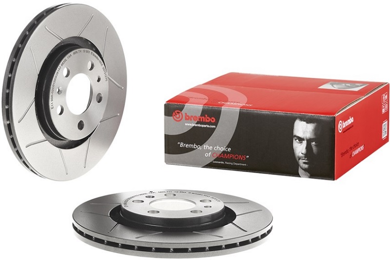 Диск тормозной передний Audi A3, VW Bora Brembo 09.7012.75, D=280 мм