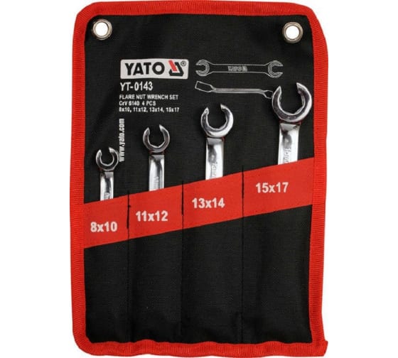 Набор разрезных ключей YATO YT0143 (4 пр)