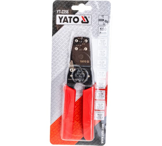 Инструмент для обжима и зачистки проводов YATO YT2256