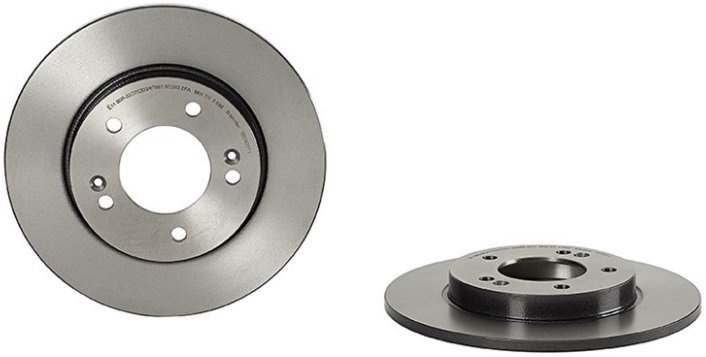 Диск тормозной переднbq LEXUS ES Brembo 08.B566.21, D=281 мм