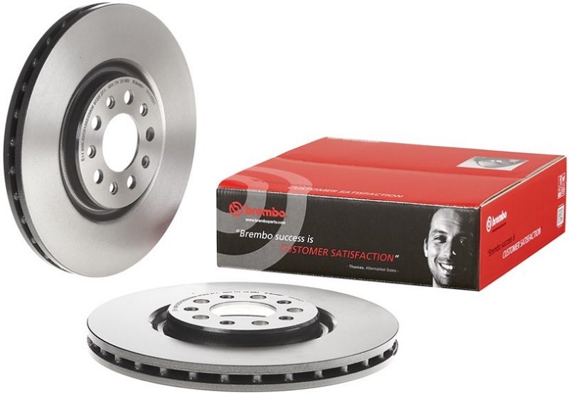 Диск тормозной передний ALFA ROMEO 159 Brembo 09.9365.21, D=330 мм