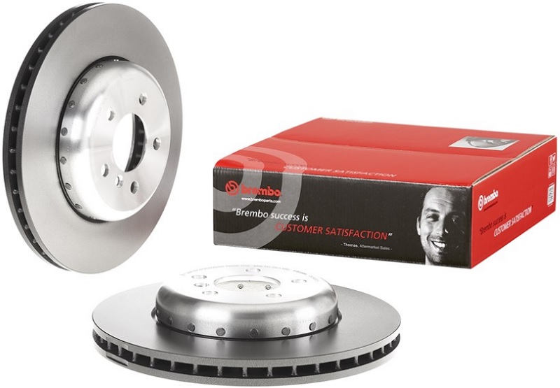 Диск тормозной передний BMW F10 Brembo 09.C409.13, D=348 мм