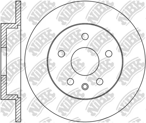 Диск тормозной передний FORD EXPLORER NiBK RN1673, D=352 мм