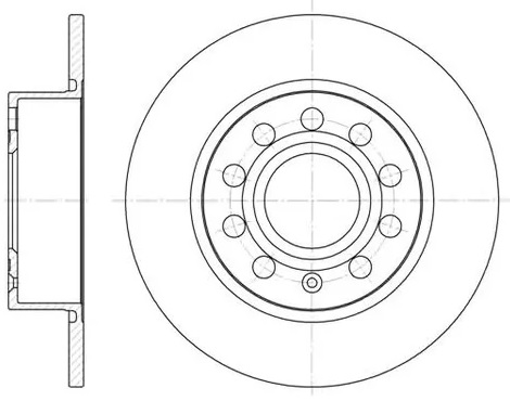 Диск тормозной передний TOYOTA Land Cruiser Prado, LEXUS GX Remsa 61331.10, D=337.9 мм