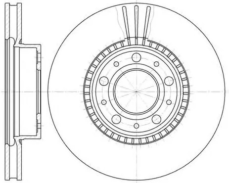 Диск тормозной передний FORD Galaxy, S-Max, VOLVO S60, S80, V60, V70, XC70 Remsa 61280.10, D=315.7 мм