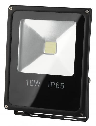 Светодиодный прожектор ЭРА 10W [LPR-10-6500К-М] черный