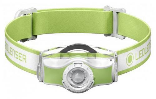 Фонарь налобный Led Lenser MH3 зеленый/белый лам.:светодиод. 200lx AA (501593)