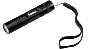 Фонарь ручной Hama R-98 черный 0.5Вт лам.:светодиод. 36lx AAx1 (00136230)