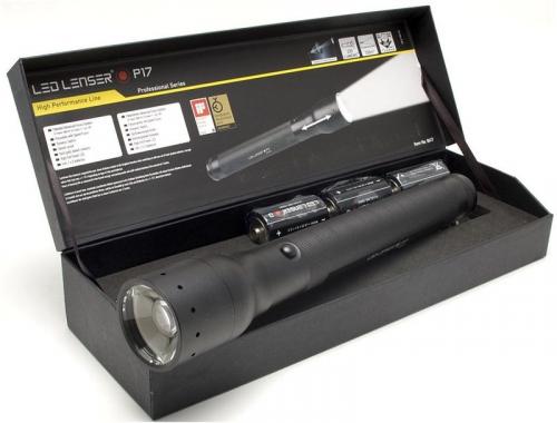 Фонарь ручной Led Lenser P17 черный