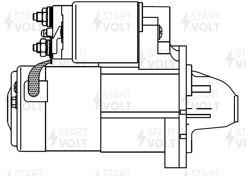 Стартер для CHRYSLER SEBRING 12В 1кВт Startvolt LST 0304