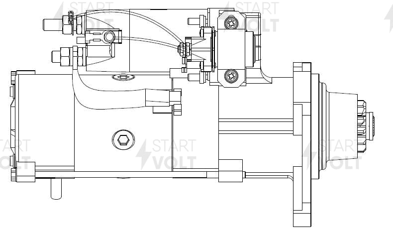 Стартер для Volvo FH 24В 5.5кВт Startvolt LST 1099