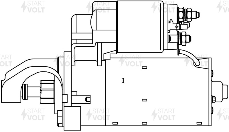 Стартер для VAG A6 2.6i 1.4 кВт Startvolt LST 1859