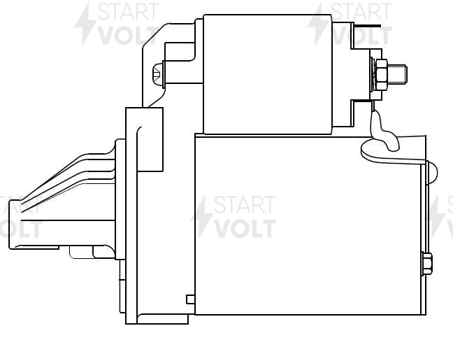 Стартер для Hyundai Getz 1.1i 0.8 кВт Startvolt LST 0836