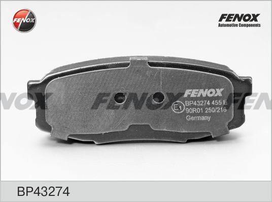 Колодки тормозные, дисковые задние TOYOTA LAND CRUISER Fenox BP43274