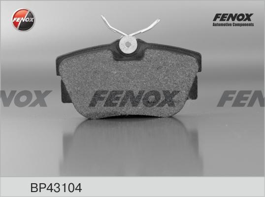 Колодки тормозные, дисковые задние VW TRANSPORTER Fenox BP43104