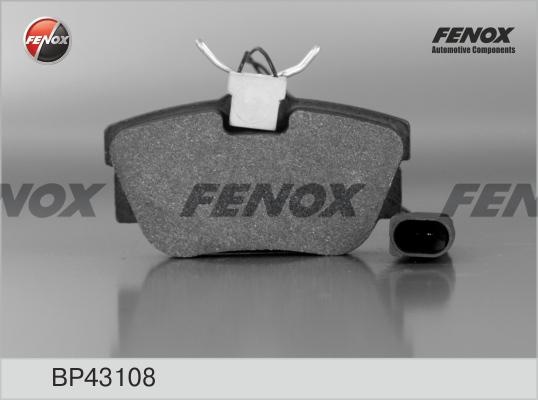Колодки тормозные, дисковые задние VW TRANSPORTER Fenox BP43108