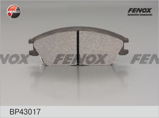 Колодки тормозные, дисковые передние HYUNDAI ACCENT Fenox BP43017