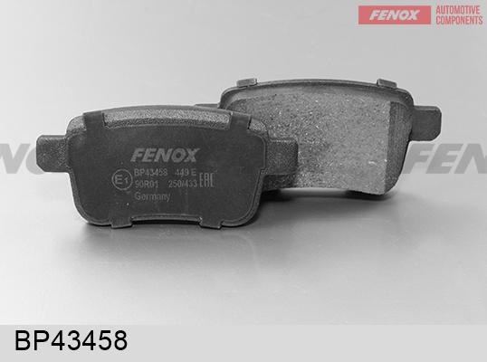 Колодки тормозные дисковые MERCEDES-BENZ CITAN FENOX BP43458