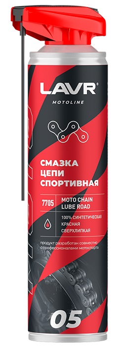 Смазка цепи Спортивная MOTO LAVR LN7705, 520 мл