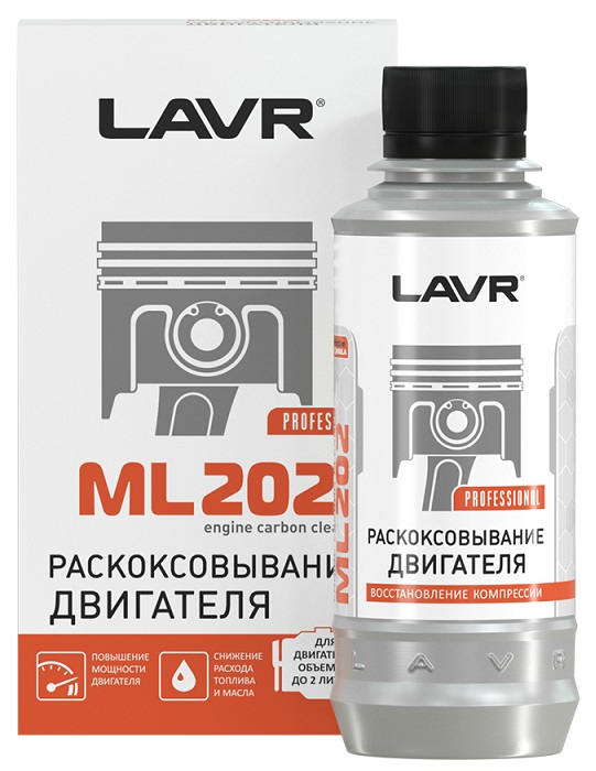 Раскоксовка двигателя ML202 LAVR LN2502, 185 мл