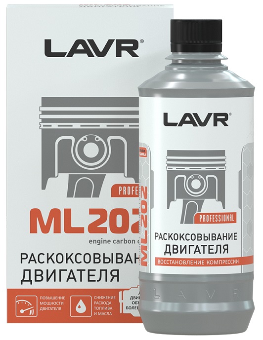 Раскоксовка двигателя ML202 LAVR LN2504, 330 мл 