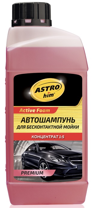 Автошампунь для бесконтактной мойки PREMIUM ASTROhim AC-335, 1 л 