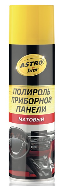Полироль приборной панели Astrohim AC-2343, матовый, горная свежесть, 335 мл