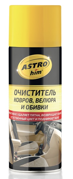 Очиститель велюра и обивки салона Astrohim AC-343, 520 мл
