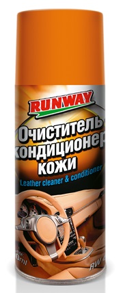 Очиститель и кондиционер кожи Runway RW6124, 400 мл 