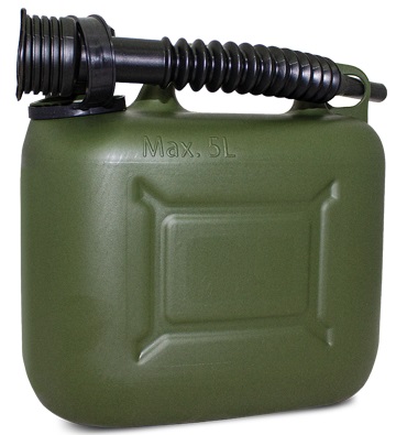 Канистра для топлива RUNWAY RR309, зеленый, 5 л
