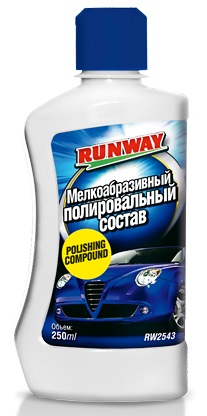 Мелкоабразивный полировальный состав Runway RW2543, 250 мл