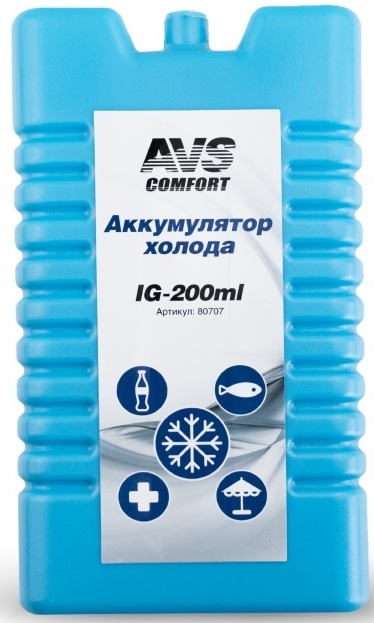 Аккумулятор холода AVS 80707, пластик