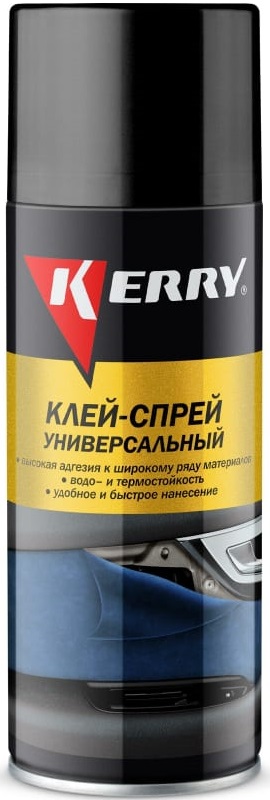 Клей-спрей универсальный KERRY KR-967, 520 мл