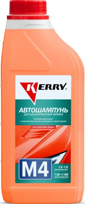 Автошампунь для бесконтактной мойки Kerry KR-307-4, 1 л