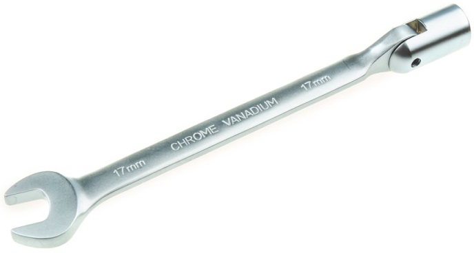 Ключ комбинированный шарнирно-торцевой ARNEZI R1032017, 17 мм