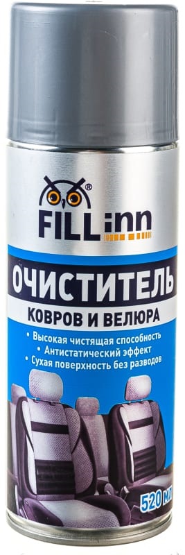 Очиститель обивки салона FILLinn FL013, пенный, 520 мл 