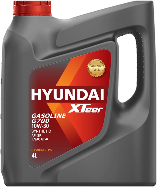 Масло моторное Hyundai Xteer 1041003, Gasoline G700, 10W-30, 4 л 