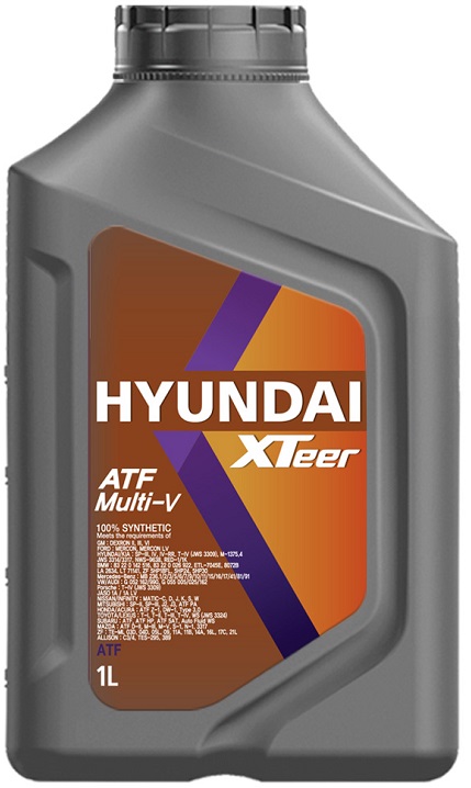 Масло трансмиссионное Hyundai Xteer 1011411, ATF Multi V, 1 л 