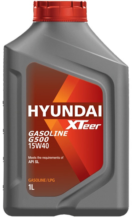 Масло моторное синтетическое Hyundai XTeer 1011043, Gasoline G500, 15W-40, 1 л