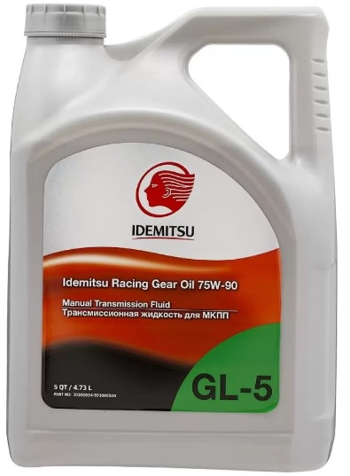 Масло трансмиссионное IDEMITSU 30305024-953, RACING GEAR OIL, GL-5, 75W-90, 4.73 л 