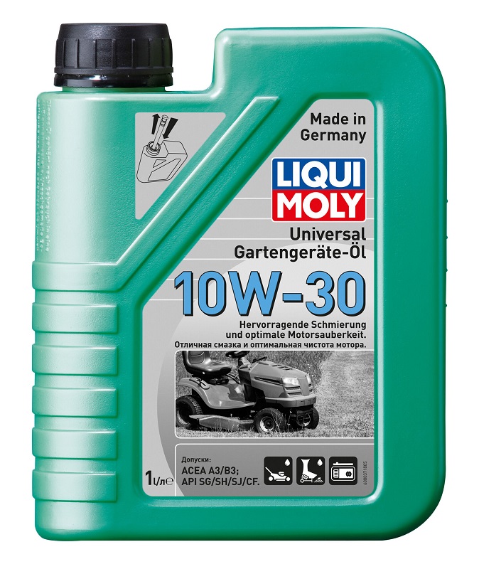 Масло моторное минеральное Liqui Moly 8037, 4T, 10W30, 1 л 