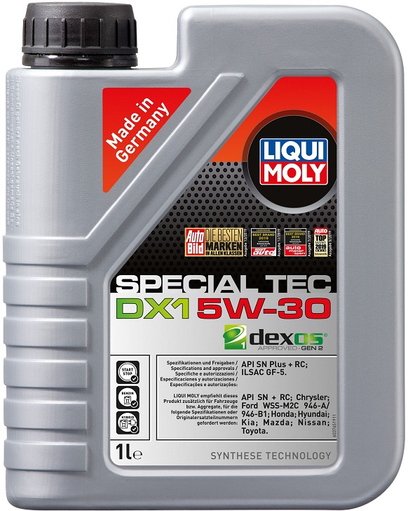 Масло моторное синтетическое Liqui Moly 20967, Special Tec DX1, 5W-30, 1 л