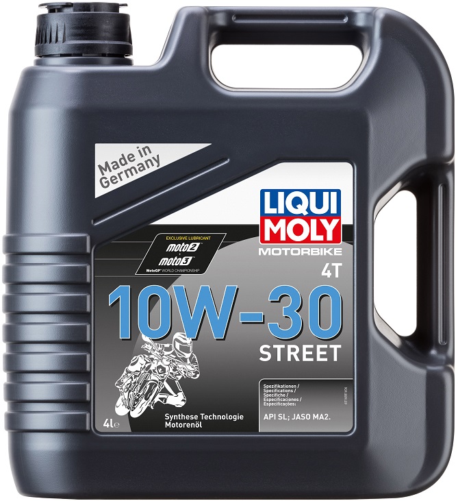 Масло моторное синтетическое Liqui Moly 1688, RACING 4T, 10W-30, 4 л