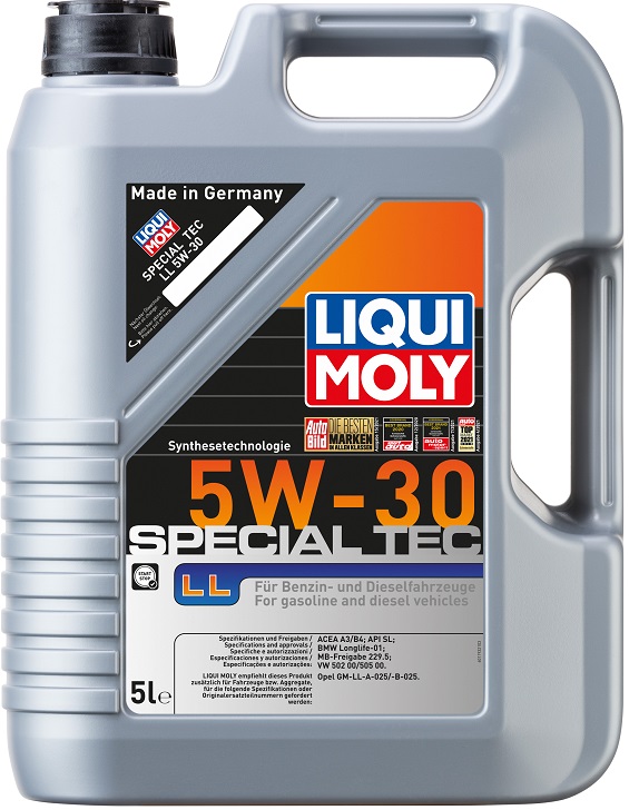 Масло моторное синтетическое Liqui Moly 2448 Special Tec LL, 5W-30, 5 л