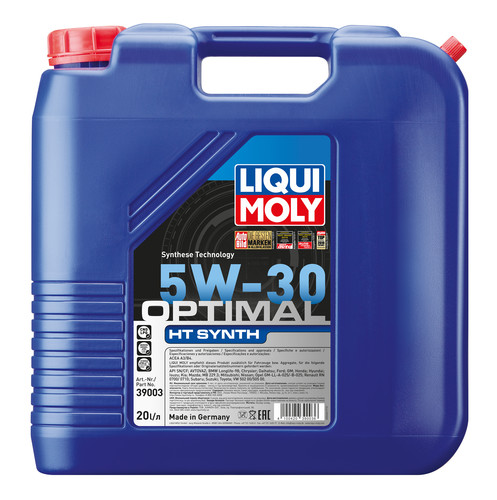 Масло моторное синтетическое Liqui Moly 39003 Optimal HT Synth, 5W-30, 20 л