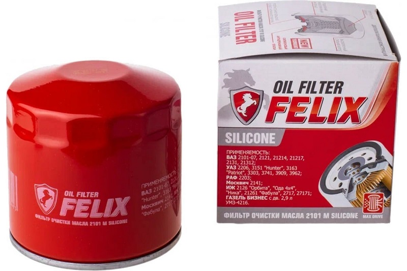 Фильтр масляный FELIX 410030148, 2101М Silicone 