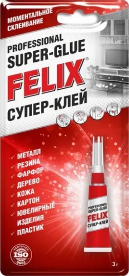 Клей-супер FELIX 411040065, 3 гр