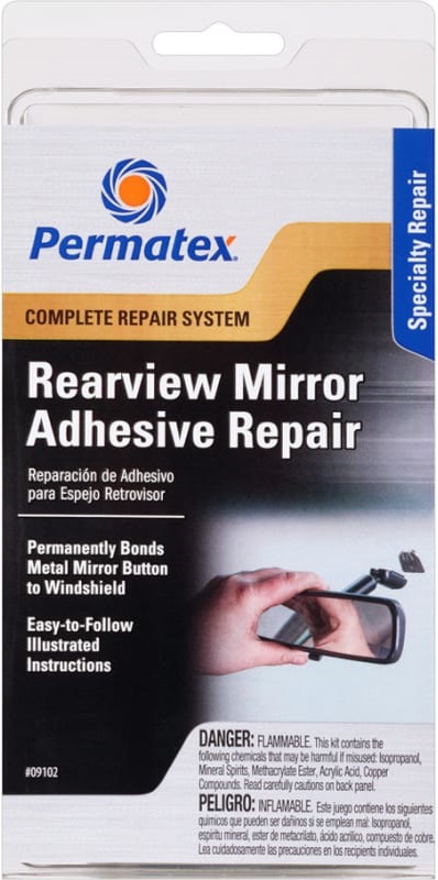 Профессиональный набор для приклеивания зеркала заднего вида PERMATEX 09102