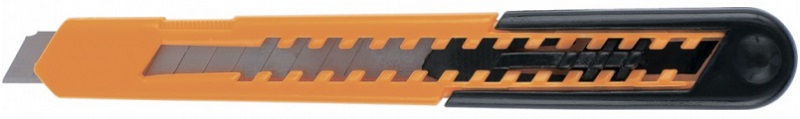 Нож SPARTA 78906, пластиковый усиленный корпус, 9 мм 